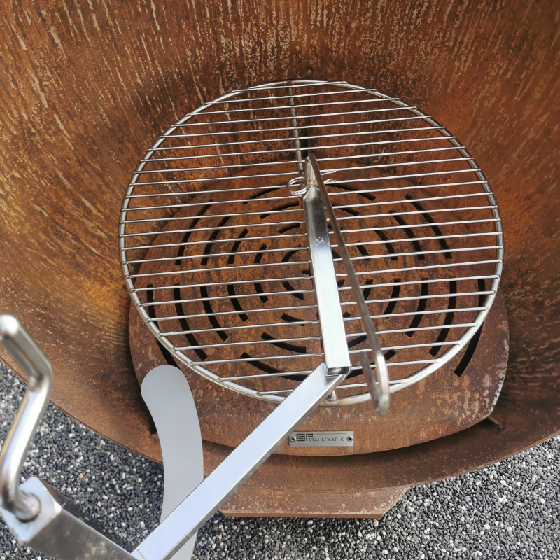 BBQ Grill «Aurora Flame» Edelrost-Deisgn