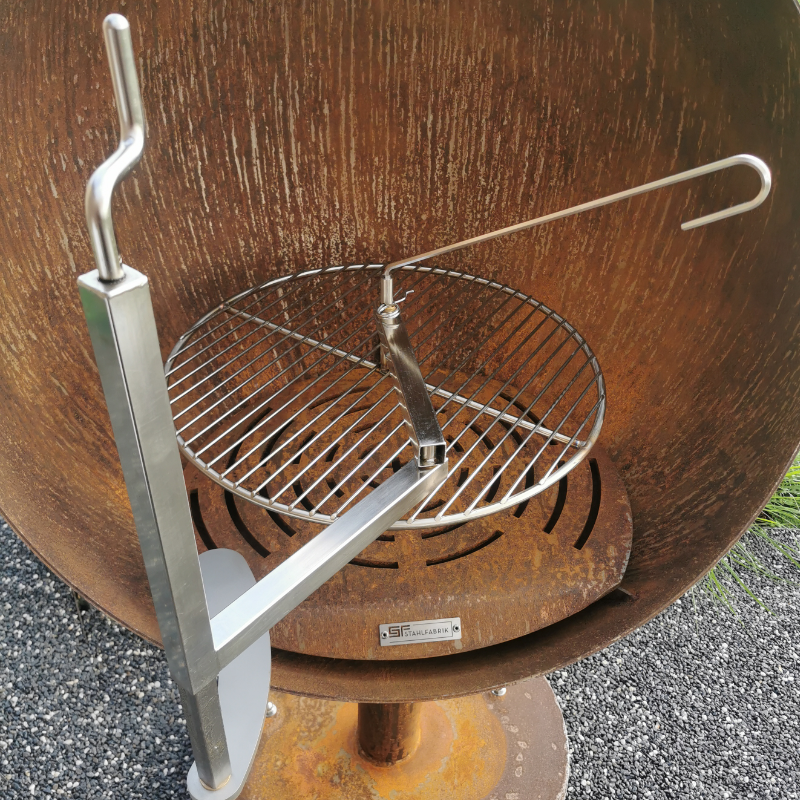 BBQ Grill «Aurora Flame» Edelrost-Deisgn